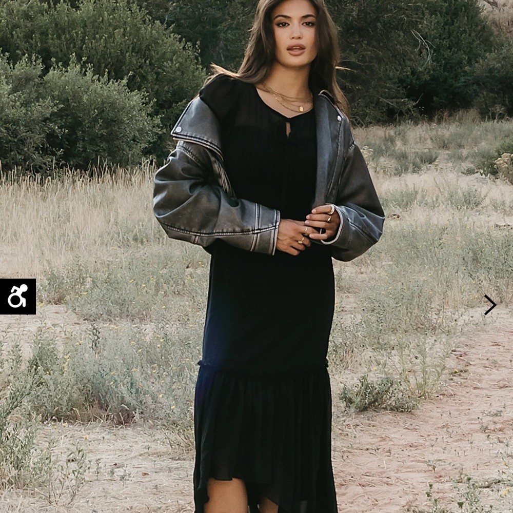 Bohme Black High Low Dress